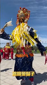 七爺的篙錢被大風一吹，從頭髮變成鬍子了🤣 #七爺 #謝將軍 #神將 #新竹城雷宮冠義社 #竹北聖太宮