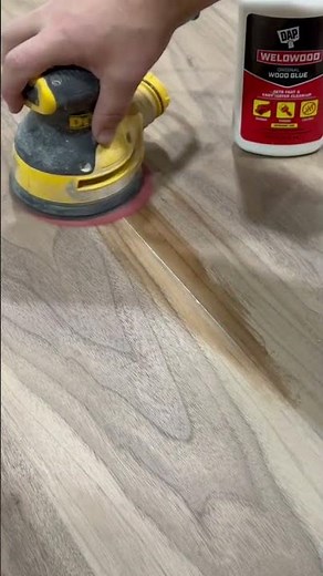 How to fill a Wood Seam