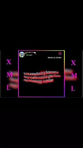 introducing my whatsApp number xml file🔰🔰