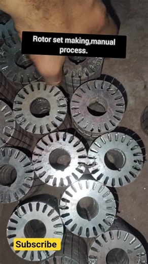 Rotor piece set making process in factory.Pure machine , skilled work & precision ,Watch till end 🔥