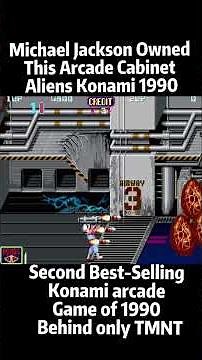 Michael Jackson owned this arcade cabinet | Aliens Konami 1990 #arcade #michaeljackson #gaming