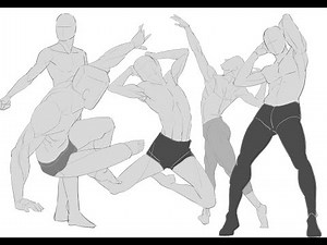 男性の筋肉を解説しながら描いてみた。朝のウォーミングアップ配信20240125