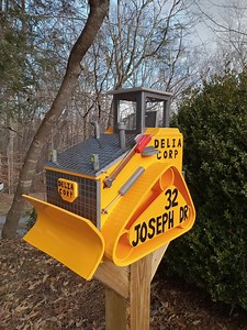 Custom Bulldozer Mailbox - Etsy
