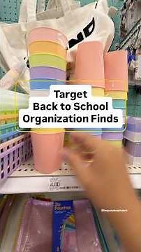 Target Back to School Organization #backtoschool #targetfinds #classroomorganization