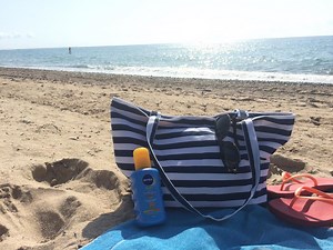 Bolso de playa DIY, ¡con tutorial!