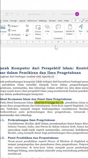 Memanfaatkan fitur Bookmark di Microsoft Word #tutorial #microsoftword #microsoft365