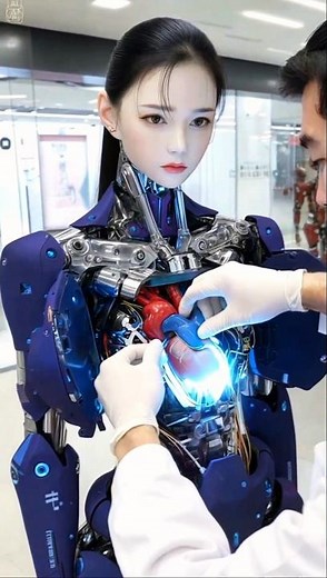 Guy Tries Out the Newest Girlfriend Robot at the Expo