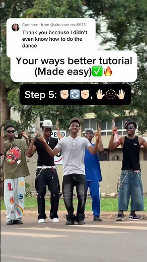 Your ways better dance tutorial✅🔥 (Made easy)with 4 dance students #shorts #tutorial