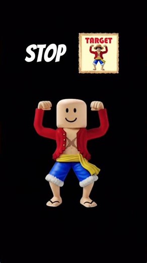 I challenge You Stop on luffy face #roblox #onepiece
