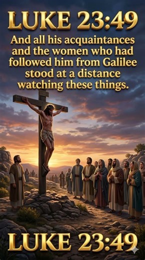 Luke 23:49 #holy #bible #gospel #duet