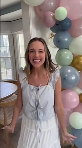 Prepping for Aspyn's 1st birthday party!