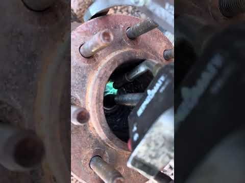 2003 F350 front hub and bearing removal.