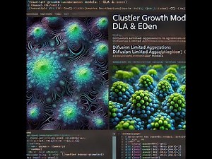 Cluster Growth Models | Diffusion Limited Aggregation | Eden Cluster Growth Models |Simulation part1