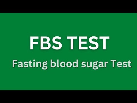 Fasting Blood Glucose Test | FBS Test