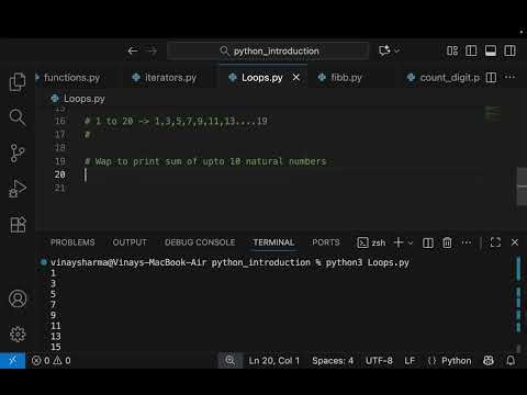 Python Tutorial (Part 3) | Loops, Range(), Break, Continue & Patterns