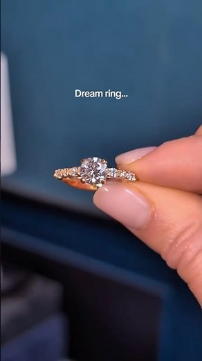 Solitaire pavé 1 carat