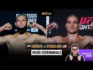One day to go! CHIMAEV vs STRICKLAND UFC328 🥊 Weigh-in and face-offs live 🎙 Sacha