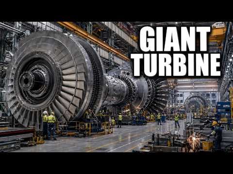 Inside the World’s Largest Generator Turbine Factory – How Giant Power Machines Are Made