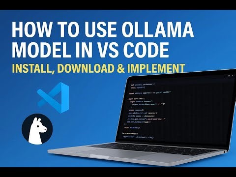 How to Use Olam Model in VS Code | Install, Download & Implement