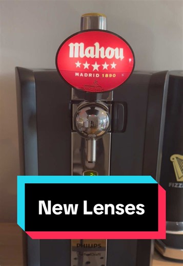 Mahou, Thatchers Gold and Corona added to the lens collection for the perfect draft or Fizzics #perfectdraft #fizzics #mahou #corona #thatchers