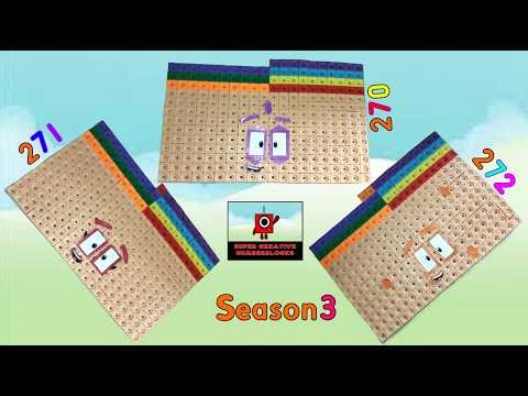 Exploring the New Larger Numberblocks (201–299) Part 24!!! 🔥 270–272 Breakdown | Advanced Number.