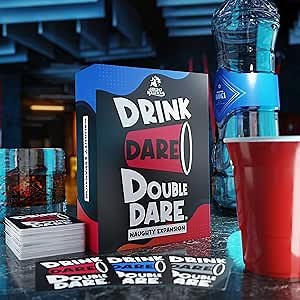 Drink, Dare, Double Dare - The Ultimate Party and Family Games for Hilarious Antics, Daring Challenges & Double The Fun (Expansion Pack)