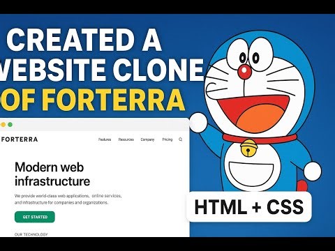 FORTERRA WEBSITE CLONE WITH HTML AND CSS .......