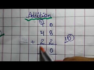 Addition[ learn Addition with carry over] maths learning