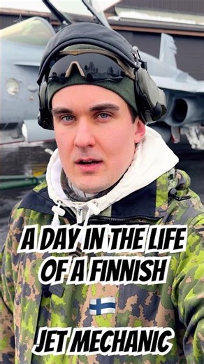 A day in the life of a Finnish 🇫🇮 aircraft mechanic