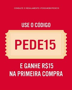 822 reactions · 57 shares | Acabou de chegar no iFood e sem ideia do que pedir? Vou deixar mais difícil: você acabou de ganhar R$15 para gastar na nossa conta. Use o cupom PEDE15 e #PedeUmiFood *Válido para primeira compra a partir de R$18* | iFood | Facebook