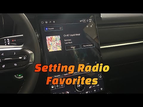 Setting Your Radio Favorites on Your GMC Terrain