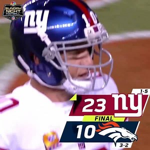 495K views · 10K reactions | FINAL: The New York Giants WIN in Denver! #NYGvsDEN #SNF | NFL | Facebook