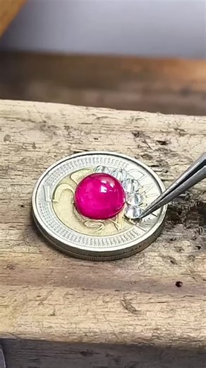 Transforming an Old Coin into a Stunning Ruby Ring