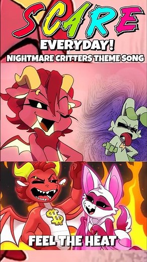 Scare Everyday! (Nightmare Critters Theme Song) Poppy Playtime Rabie X Simon Spot The Difference🐲🦇