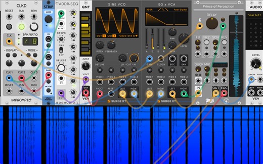 用7个模块就能搭建一个旋律系统啦