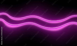 Purple neon light video background, Dynamic led light video background, Wavy glowing light video background, Curve neon light video background Stock Video