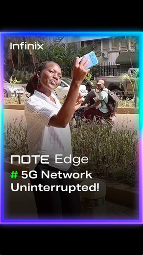 Protect your eyes, power your day and move at 5G speed because what feels like a long day to you feels effortless to NOTE Edge! #infinix #new #5g #eyecare #levelup | Infinix Mobile