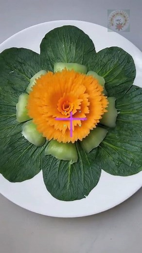 8.7K views · 98 reactions | Diy Beautiful cutting vegetable salad decoration idea | Hans Rabaya Caasi | Facebook