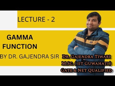 Gamma function (Part-2) - Properties and Examples || Integral Calculus