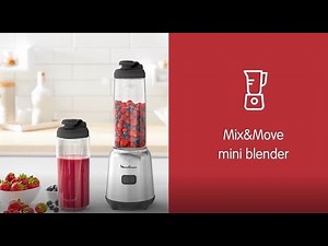 MOULINEX | Mini Blender Mix&Move : des smoothies frais et délicieux partout où vous allez !
