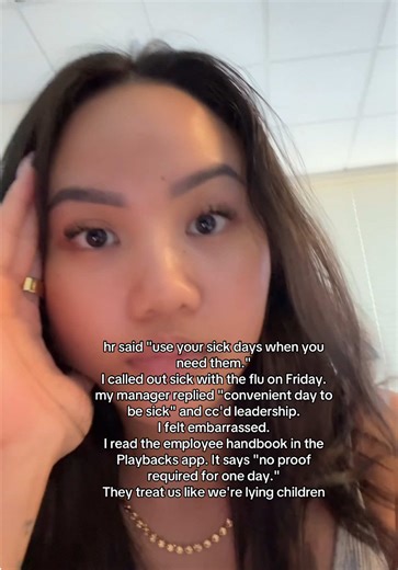 they treat us like we're lying children #fyp #sickday #corporate | Life In Corporate Jobs