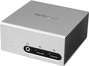 StarTech.com USB 3.0 Docking Station - 4K Ultra HD - Dual Monitor HDMI and DVI - Ethernet - Audio - Universal Docking Station - USB 3.0 Dock (USB3SMDOCK4K)