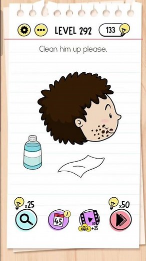 Brain test level 292 solution