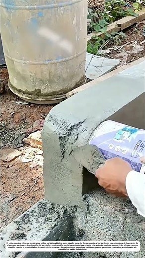 Moldear bordes con un bidón plástico: El secreto para acabados impecables en hormigón