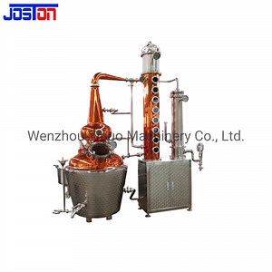 [Hot Item] Efficient Multi-Tower Continuous Distillation System for Liquor and Spirits, Copper Double Column Distill Pot