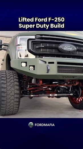 Ford F250 Super Duty SEMA build #liftedtrucks #ford #powerstroek #sema #shorts