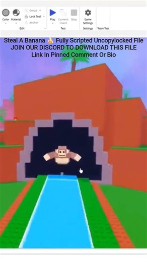 Steal A Banana 🍌 Fully Scripted Uncopylocked File Join Our Discord To Get This File Link In Bio&Cmnt