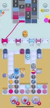 Knit Out Level 344 | Level Solved First Try | Relaxing Music & Game Sounds #asmrgaming #knitout