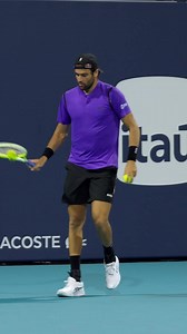 57K views · 975 reactions | Miami magic. Matteo Berrettini vs. De Minaur up next on BB  | Miami Open | Facebook