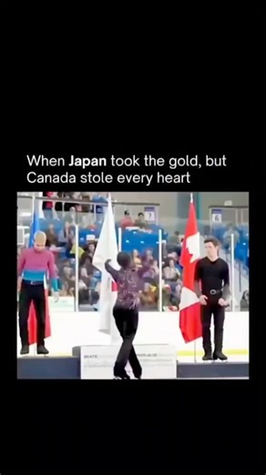 Facts | Business | Tech | Success on Instagram: "Respect Without Borders: The Flag Moment That Defined Sportsmanship 🇯🇵❤️🇨🇦 At the 2019 Autumn Classic, Yuzuru Hanyu stood on the podium after winning gold for Japan. But as his national anthem began… the Japanese flag was missing. What happened next became one of the purest moments in sportsmanship: Canadian skater Keegan Messing immediately stepped forward, took a Japanese flag from a fan, and held it high behind Hanyu—so he could honor his c